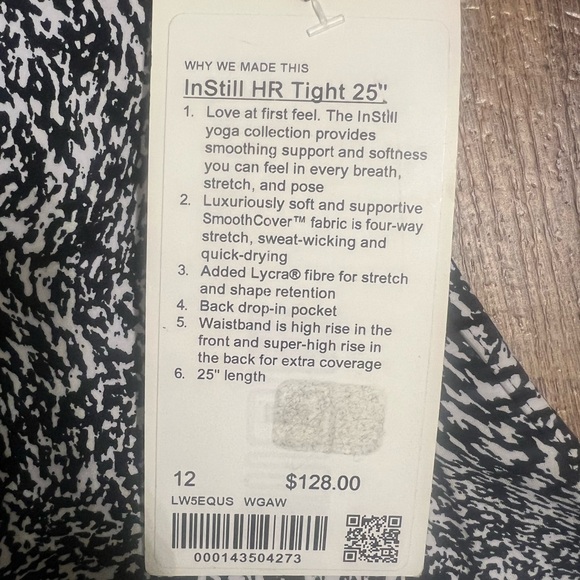 lululemon instill high rise tights NWT - Picture 2 of 3